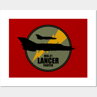 MIG-21 Lancer Posters and Art